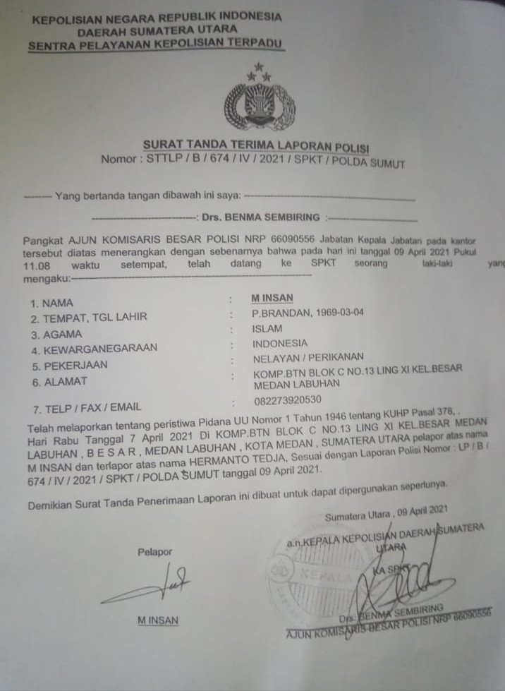 Korban Dugaan Penipuan Jual Beli Lahan Minta BPN Lakukan Ukur Ulang