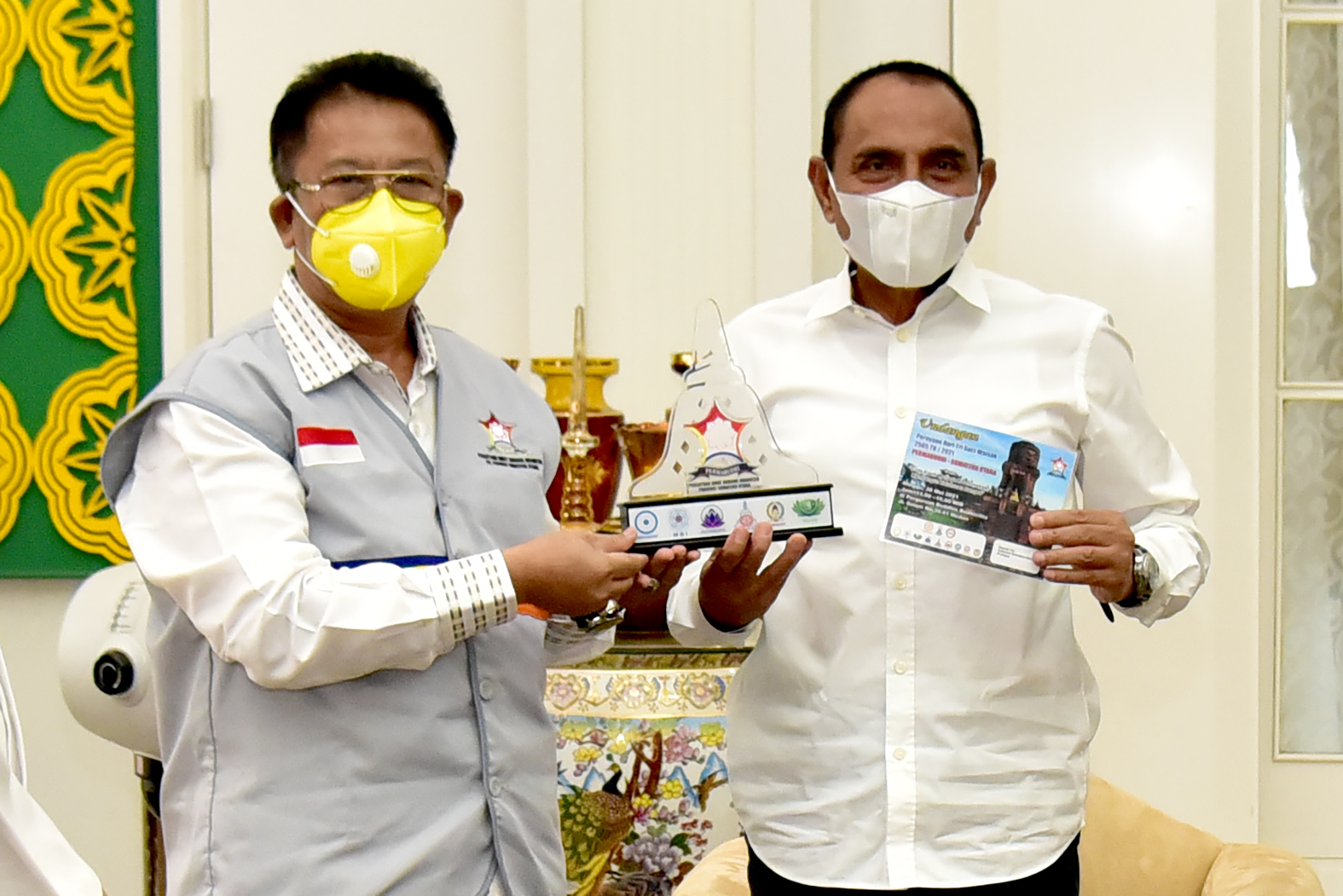 Edy Rahmayadi Sambut Baik  Perayaan Waisak Permabudhi