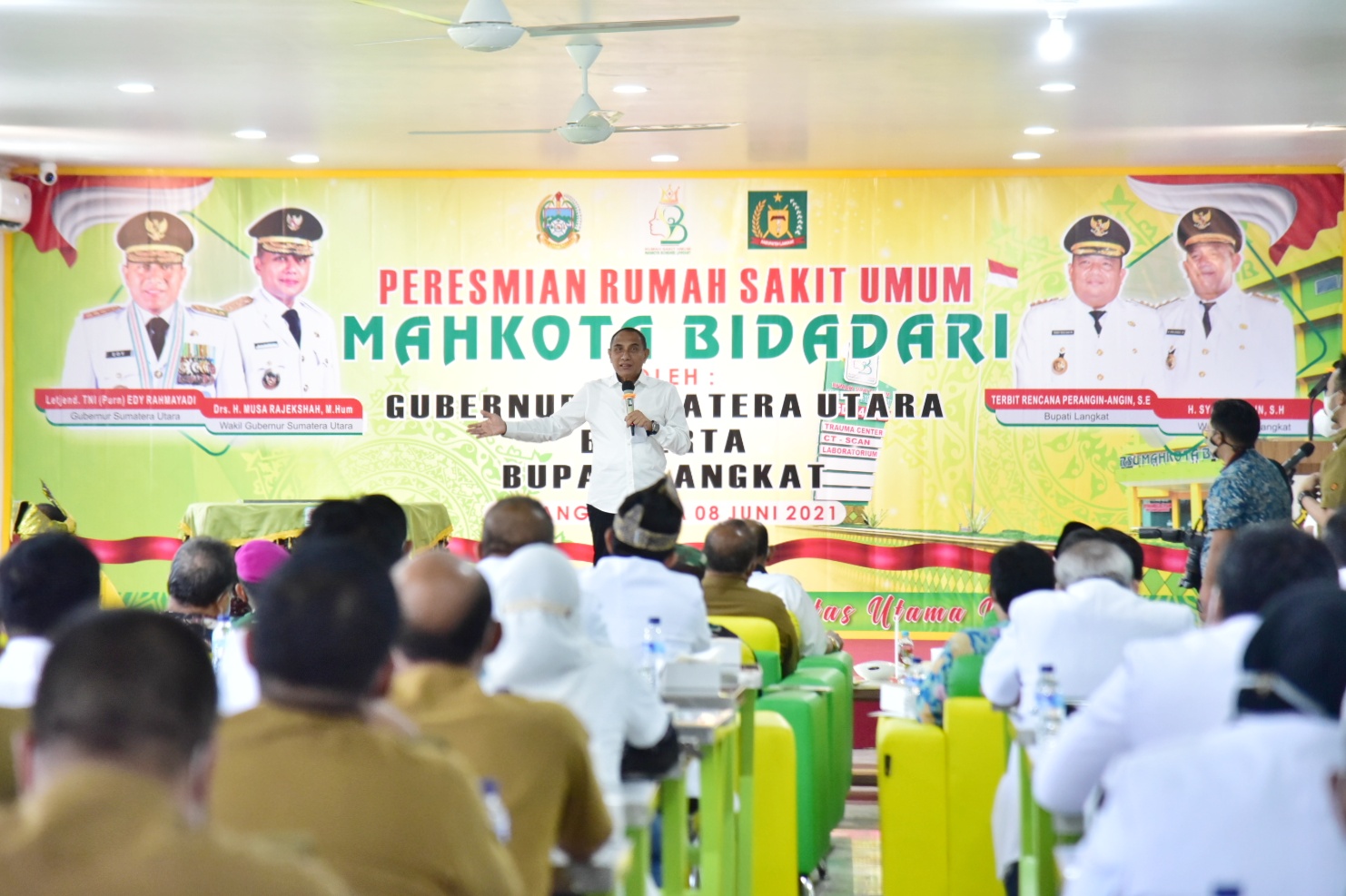 Resmikan RSU Mahkota Bidadari,Â  Gubernur Edy Rahmayadi : Masih Ada Masyarakat Abaikan Prokes
