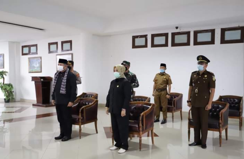 Forkompida Kota Solok Ikuti Upacara Hari Lahir Pancasila Secara VirtualÂ 