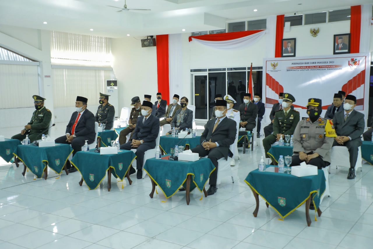 Bupati Asahan Upacara Hari Lahir Pancasila Virtual