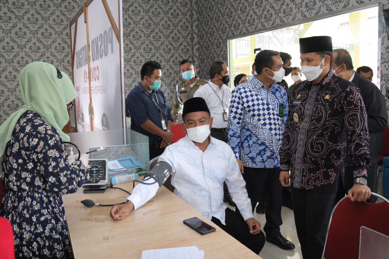 Bupati dan Wakil Bupati Sergai Donor Darah