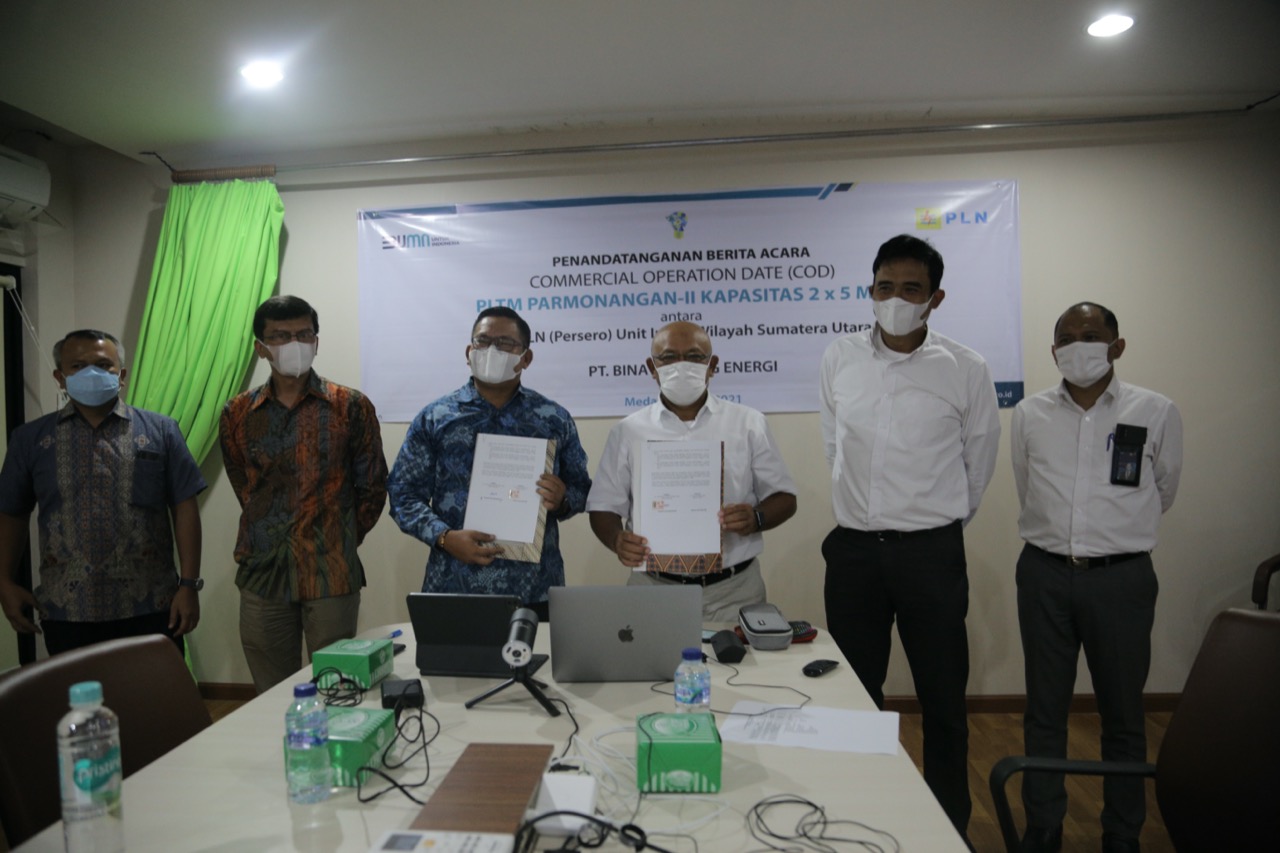 PLTM Parmonangan-II 2x5 MW Perkuat Kelistrikan Sumut