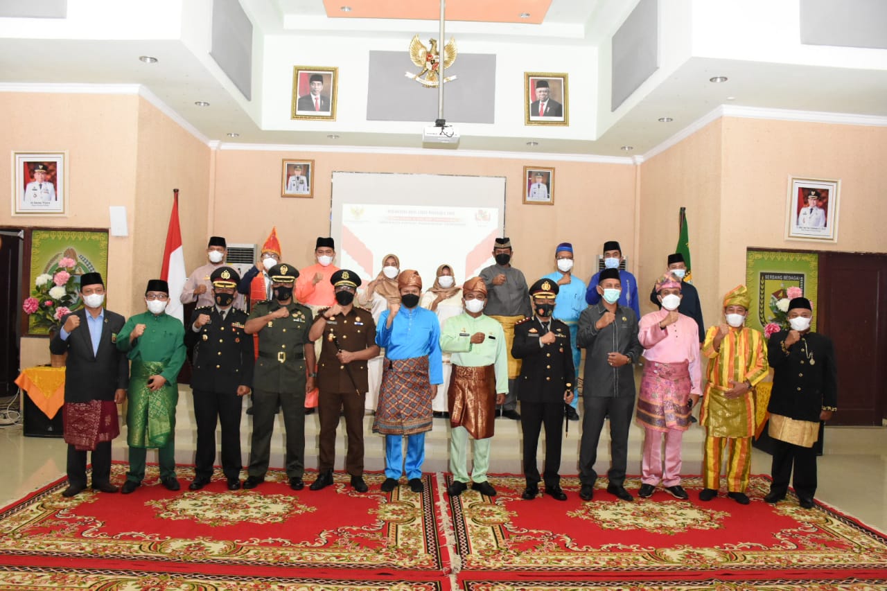 Pemkab Sergai Peringati Hari Lahir Pancasila Secara Virtual