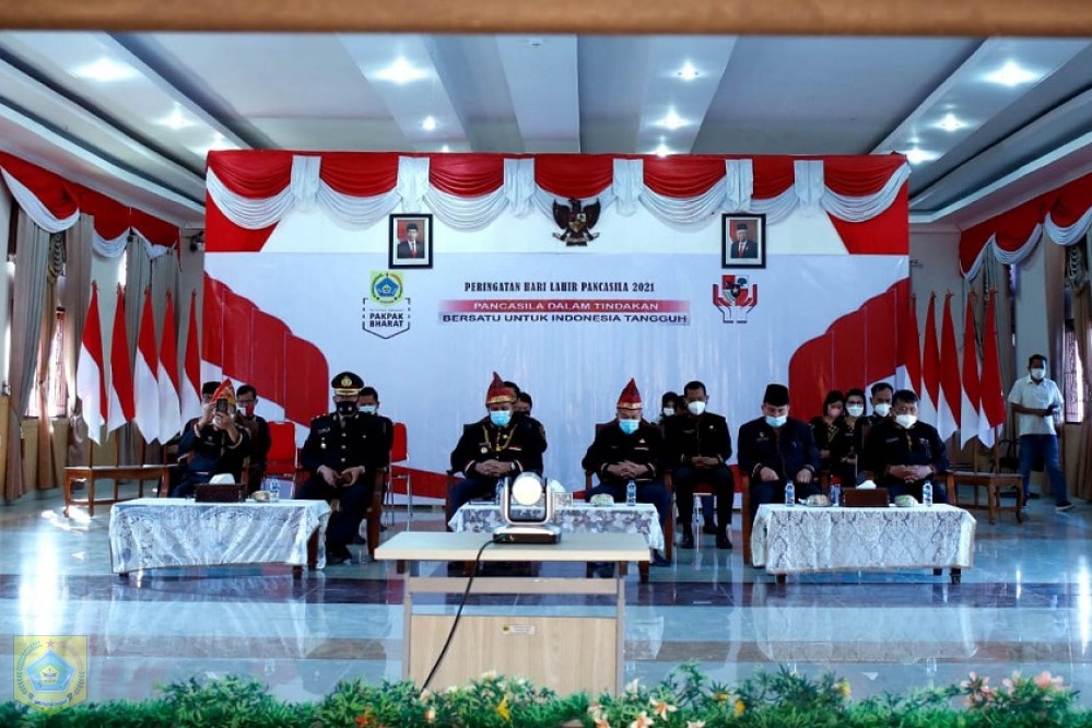 Pemkab.Pakpak Bharat Peringati Hari Pancasila