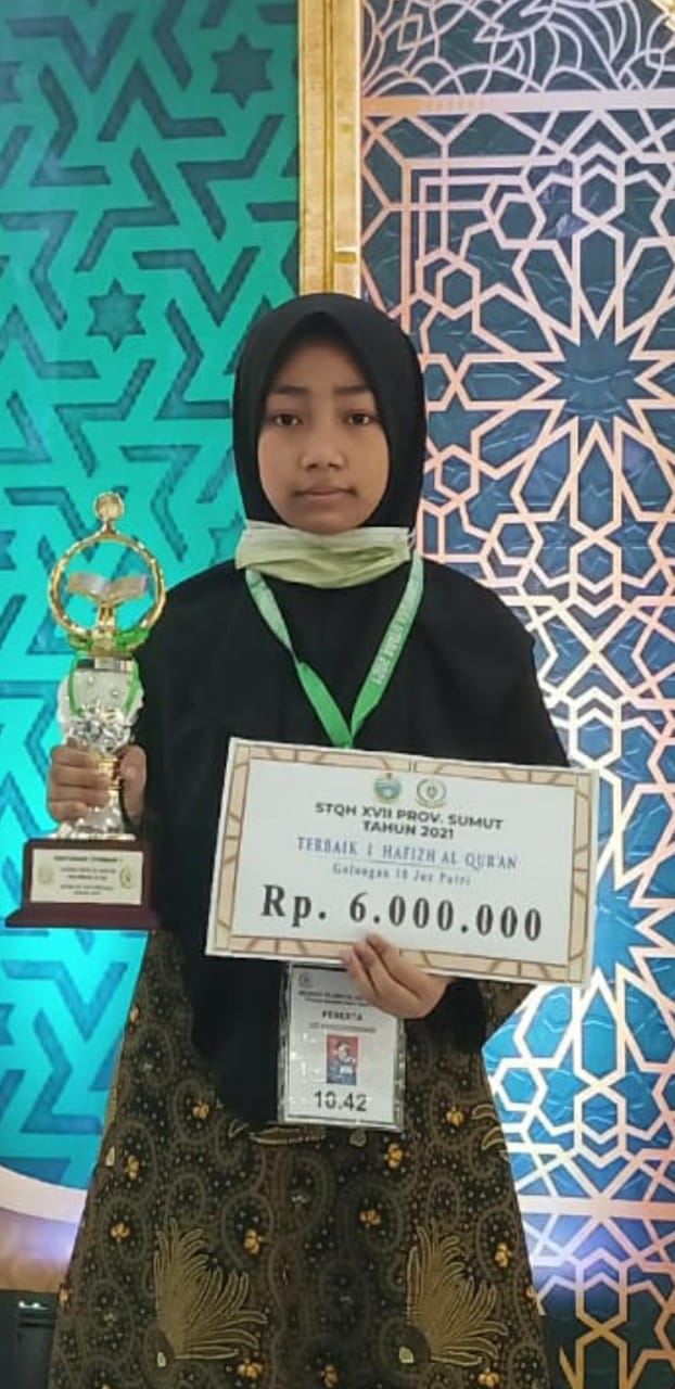 2 Santri Mahad Tahfizhil Quran Daarut Taufiq Juara STQ ke-17 Sumut