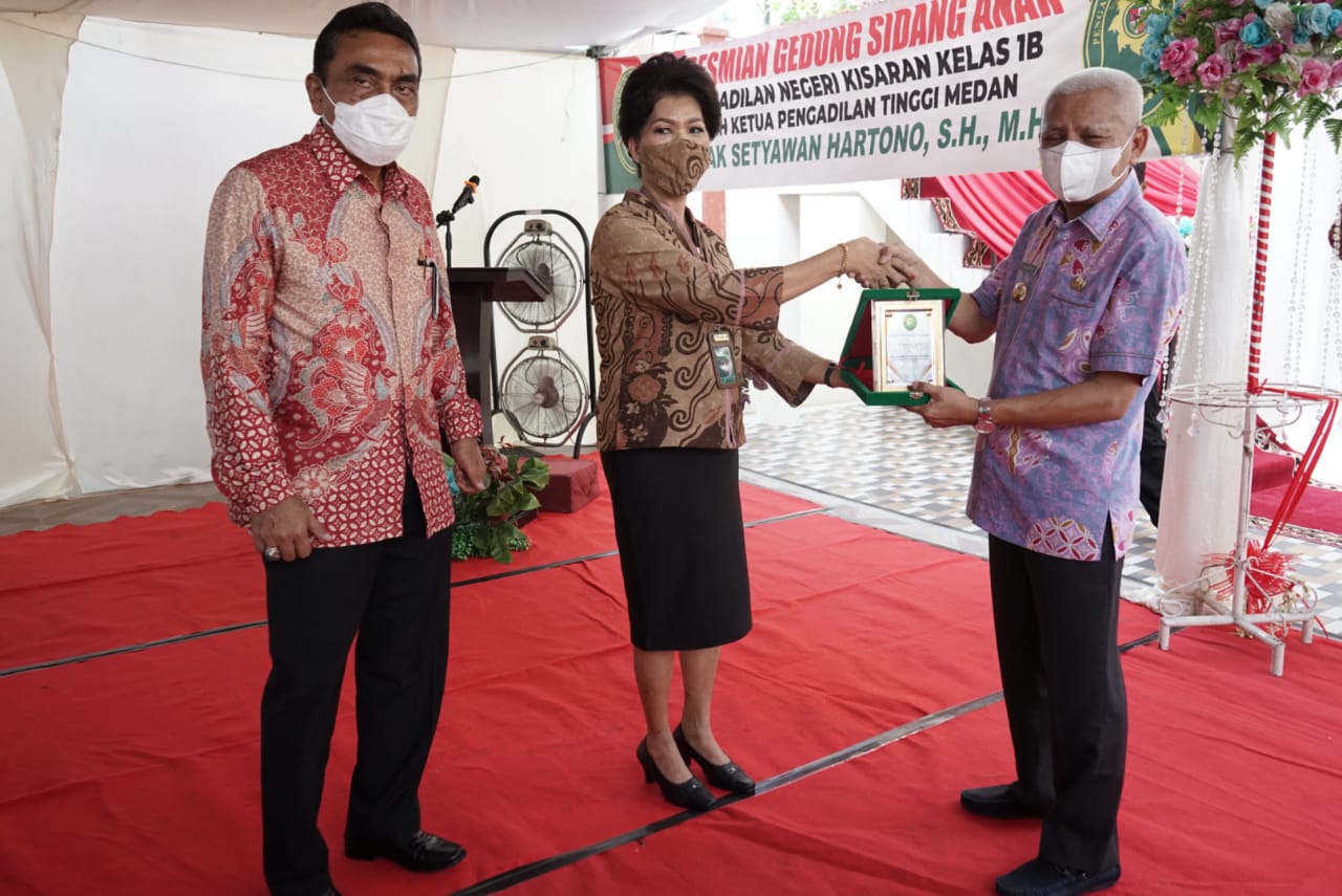 Ketua PT Medan Resmikan Gedung Sidang Anak Pengadilan Negeri Kisaran KelasÂ  1 B