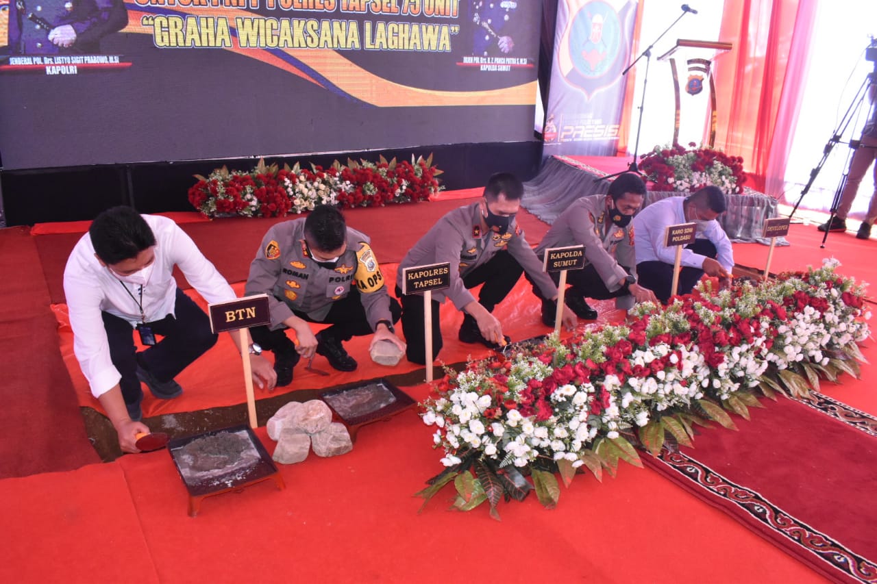 Wakapolda Sumut Launching 100.000 Rumah Bersubsidi Polres Tapsel
