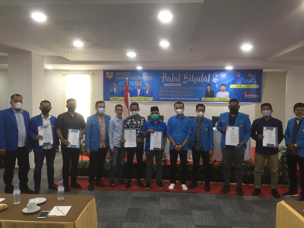 KNPI Sumut Terbitkan SK Karteker 8 Kabupaten/Kota, Termasuk DPD KNPI Medan