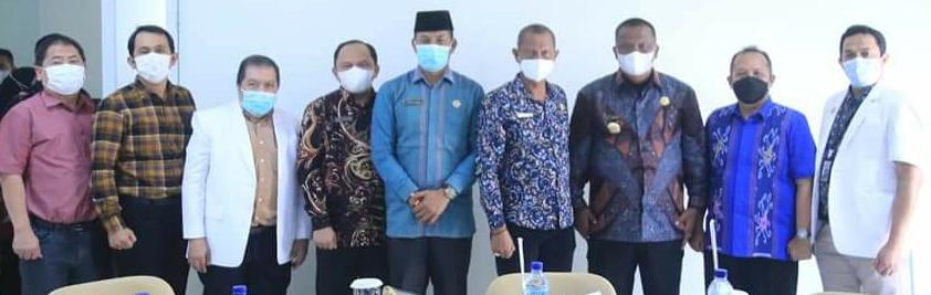 Pemerintah Kabupaten Labuhanbatu Tinjau Ruang Isolasi Covid-19 di RSUD Rantauprapat Labuhanbatu