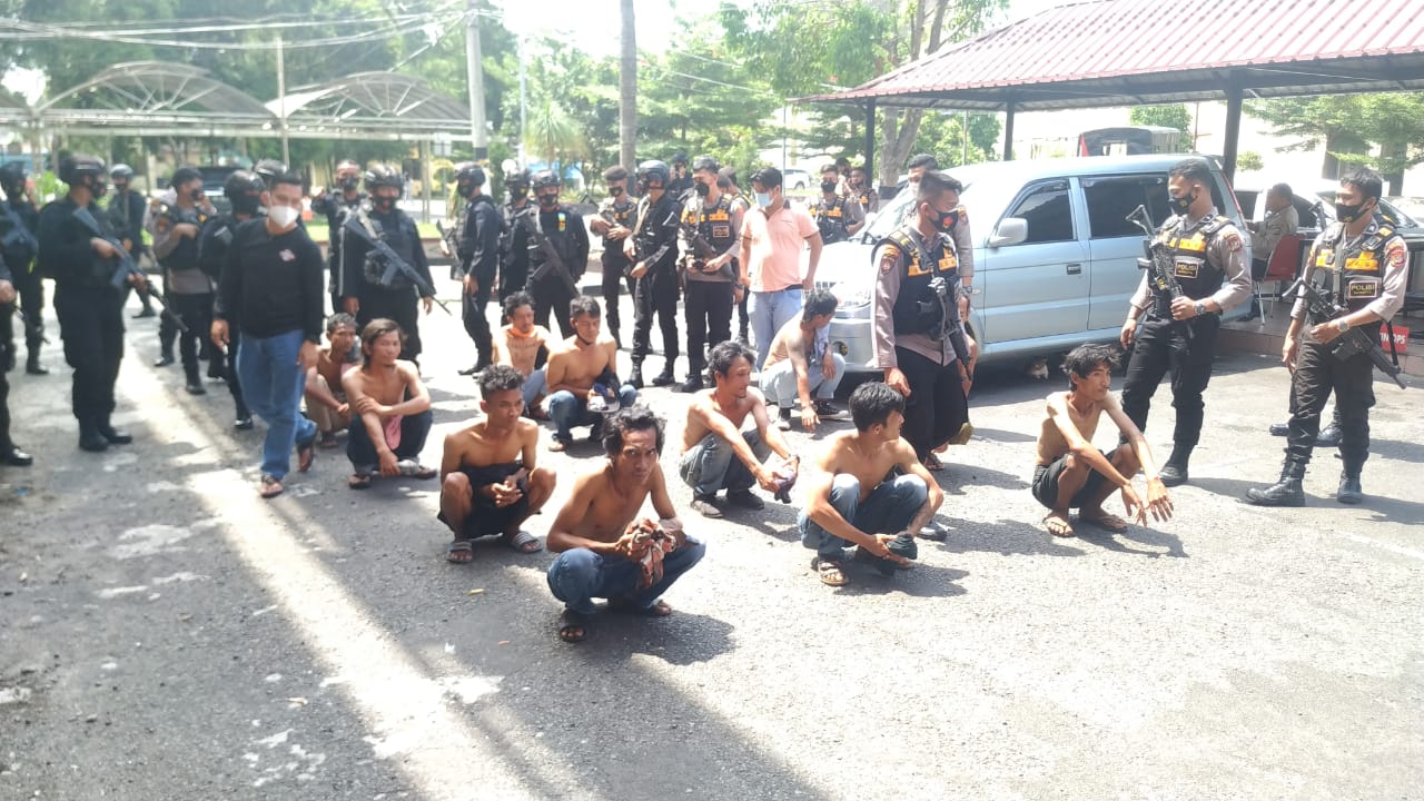 Dua Hari Operasi Premanisme dan Pungli, Polda Sumut Amankan 488 Orang