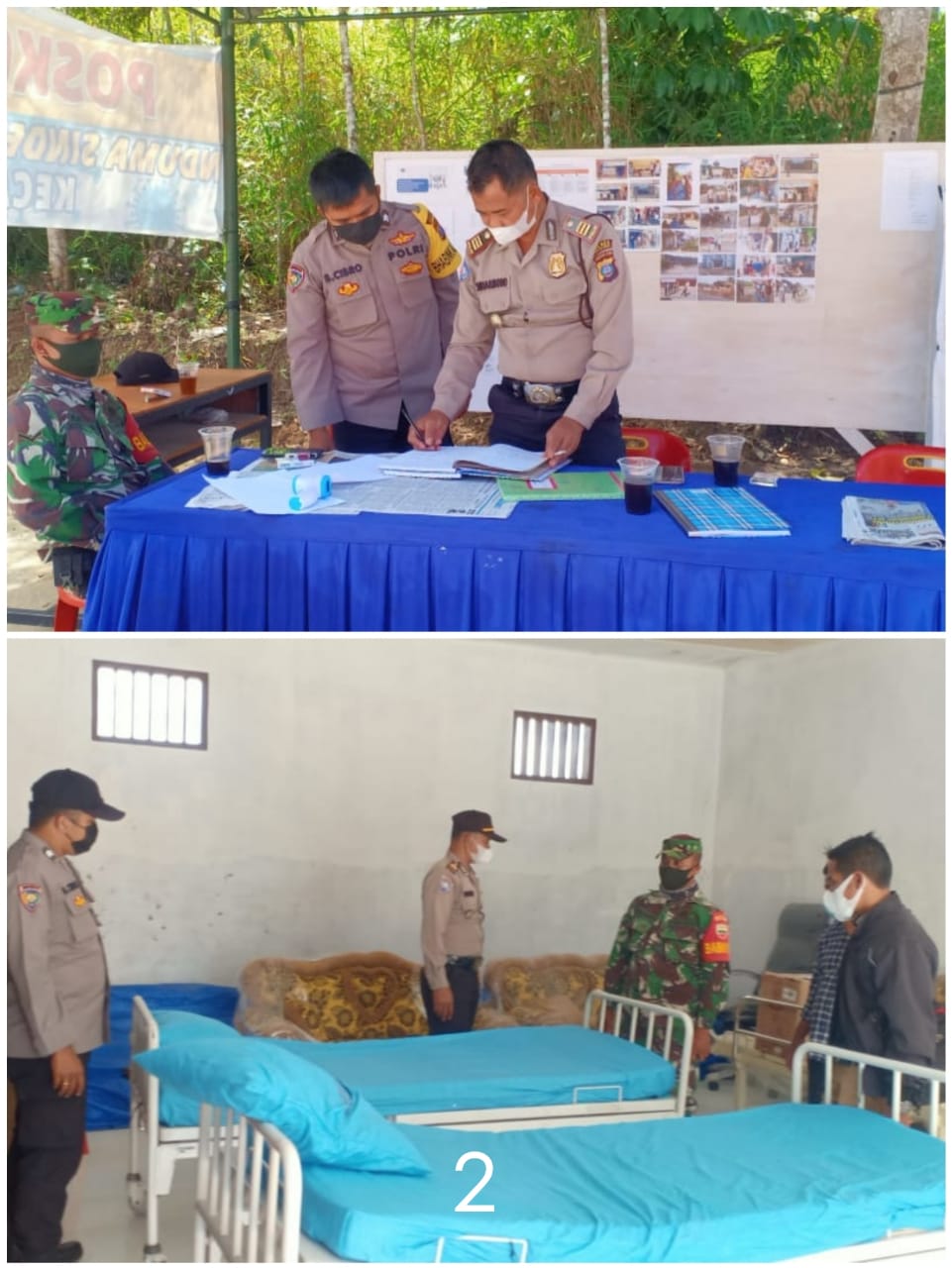 Seluruh Bhabinkamtibmas Berkerjasama dengan Puskesmas Desa Lakukan 3T