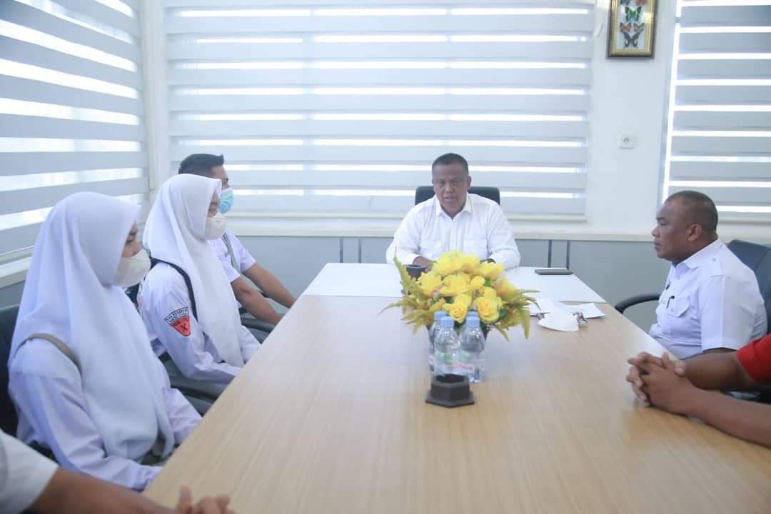 Bupati Labuhanbatu Terima Kunjungan Putra-Putri Paskibra Lulus Seleksi di Tingkat Sumut