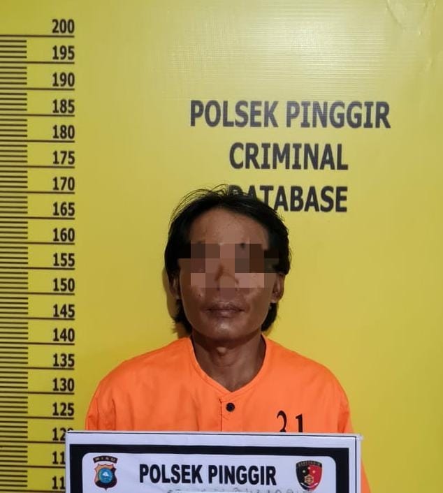 Ayah â€œBadauâ€ Garap Anak Kandung Hingga Hamil, Ditangkap Polsek Pinggir