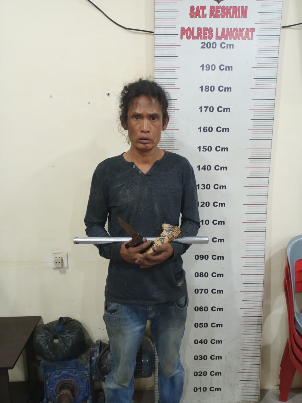 Lagi Jatanras Polres Langkat Tangkap Pelaku Bersajam Peras Para Supir Di Jalinsum Medan - Aceh