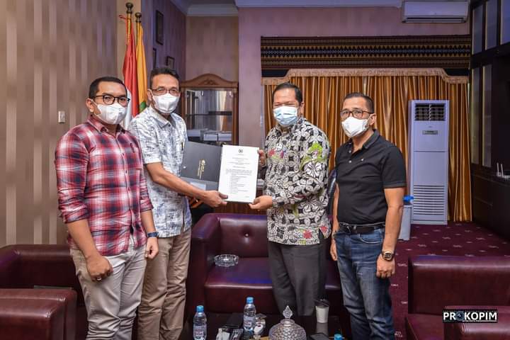 Wali Kota Padangsidimpuan Irsan Efendi Nasution Terima Audensi Pmpinan BPJS KetenagakerjaanÂ 