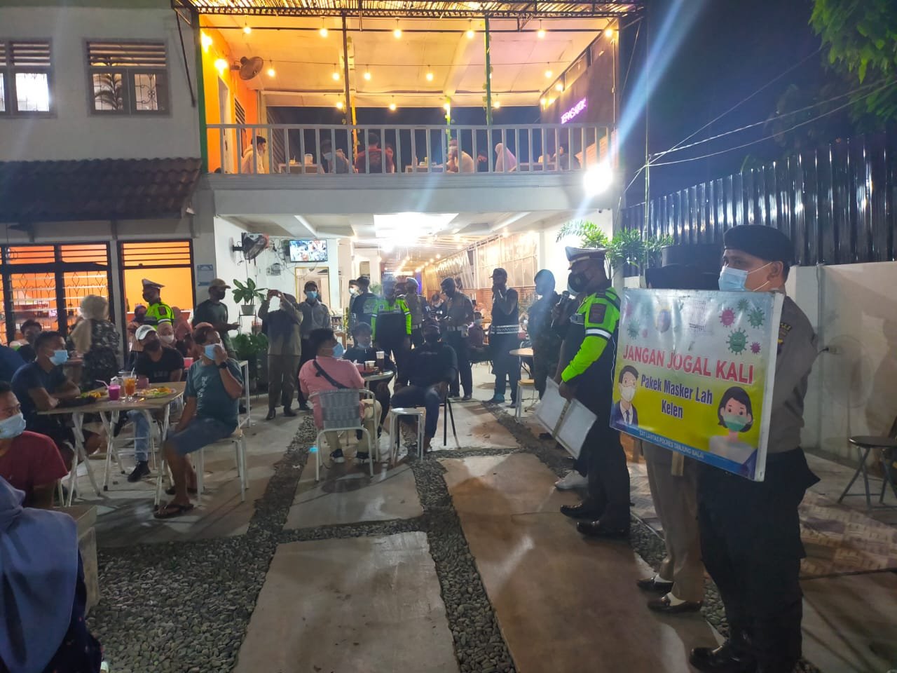 Pemko Tanjungbalai dan TNI-Polri Gelar Patroli Ops Yustisi