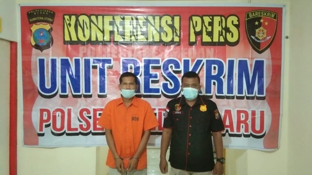 Polsek Medan Baru Amankan JS Miliki Shabu