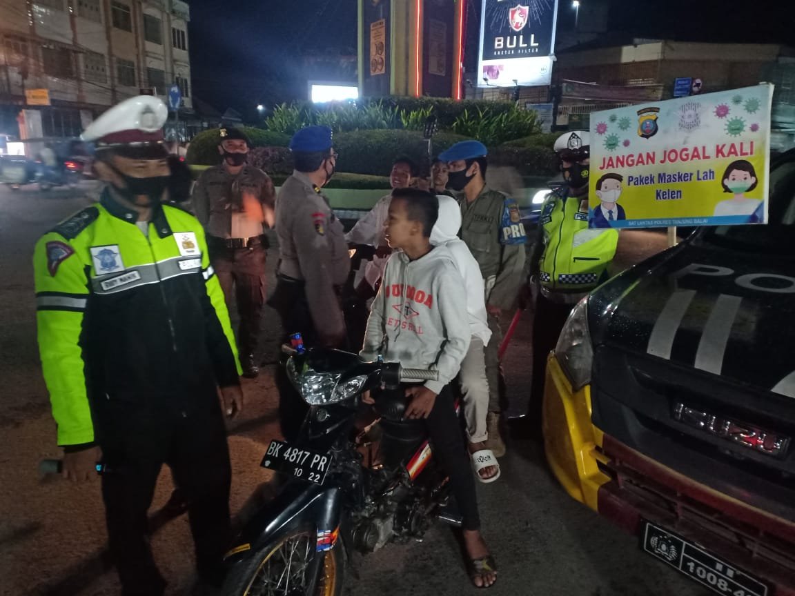 Kasat Intel Polres Tanjung Balai Pimpin Patroli Gabungan TNI-Polri dan Pemko Tanjung Balai