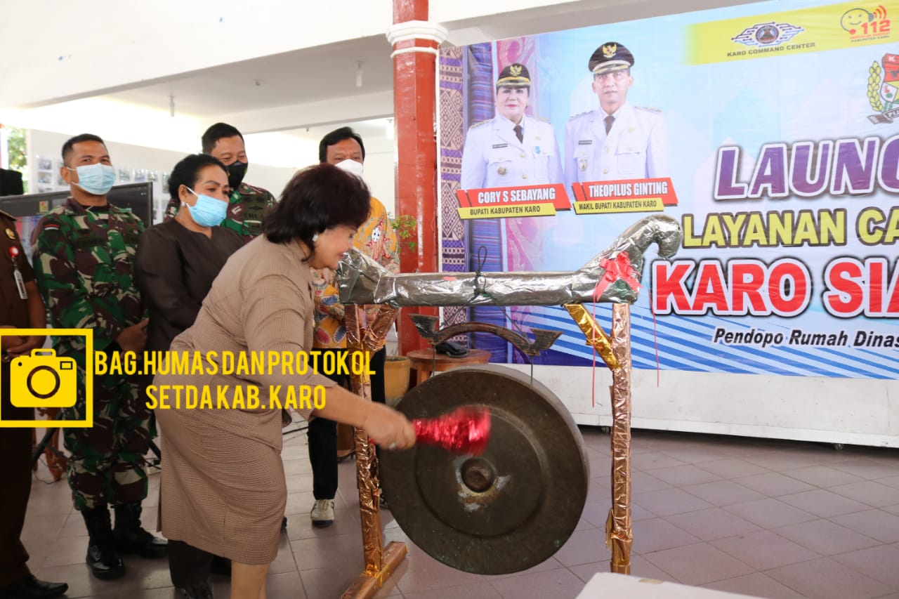 OPTIMALKAN PELAYANAN GAWAT DARURAT, PEMKAB KARO LAUNCHING â€œ KARO SIAGA 112â€