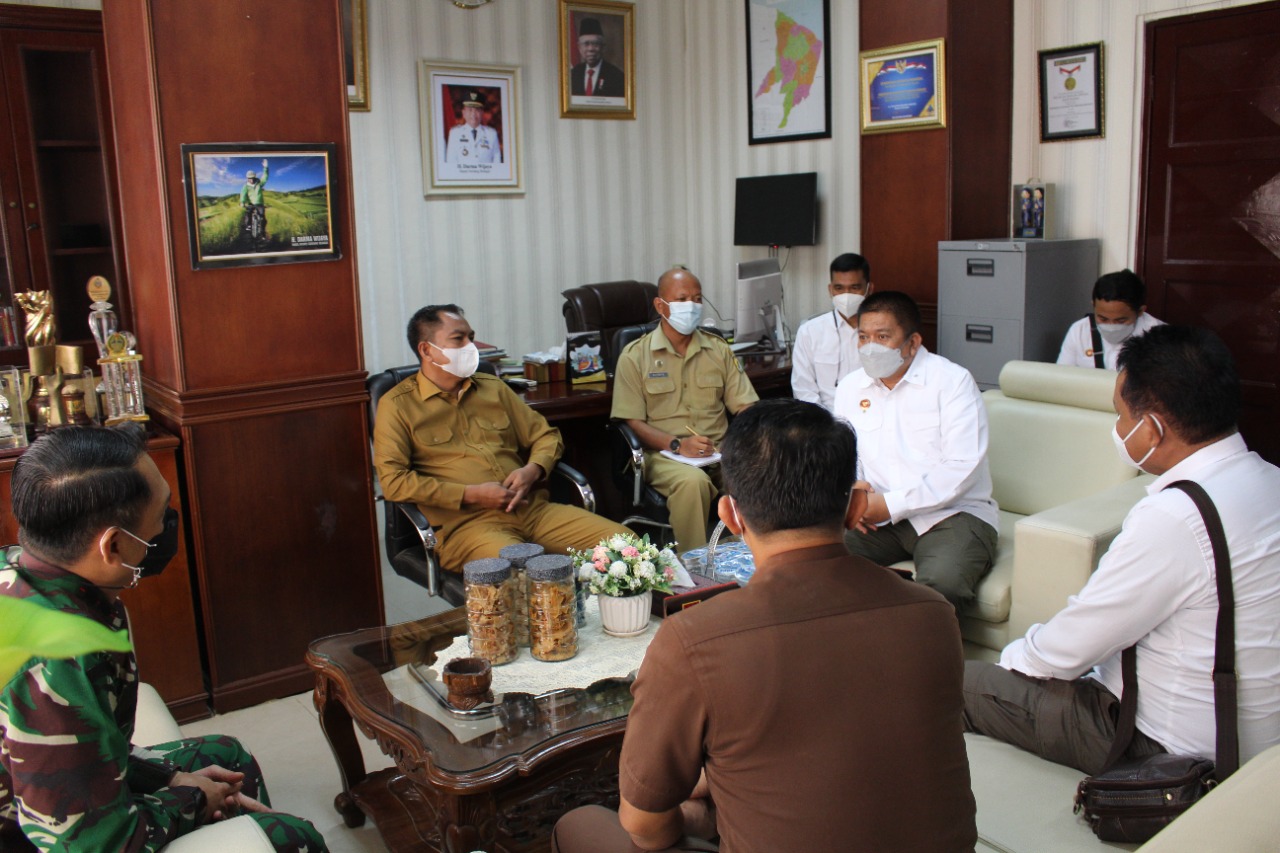 Terima Kunjungan Kabinda Sumut, Bupati Sergai Sampaikan Beberapa Hal