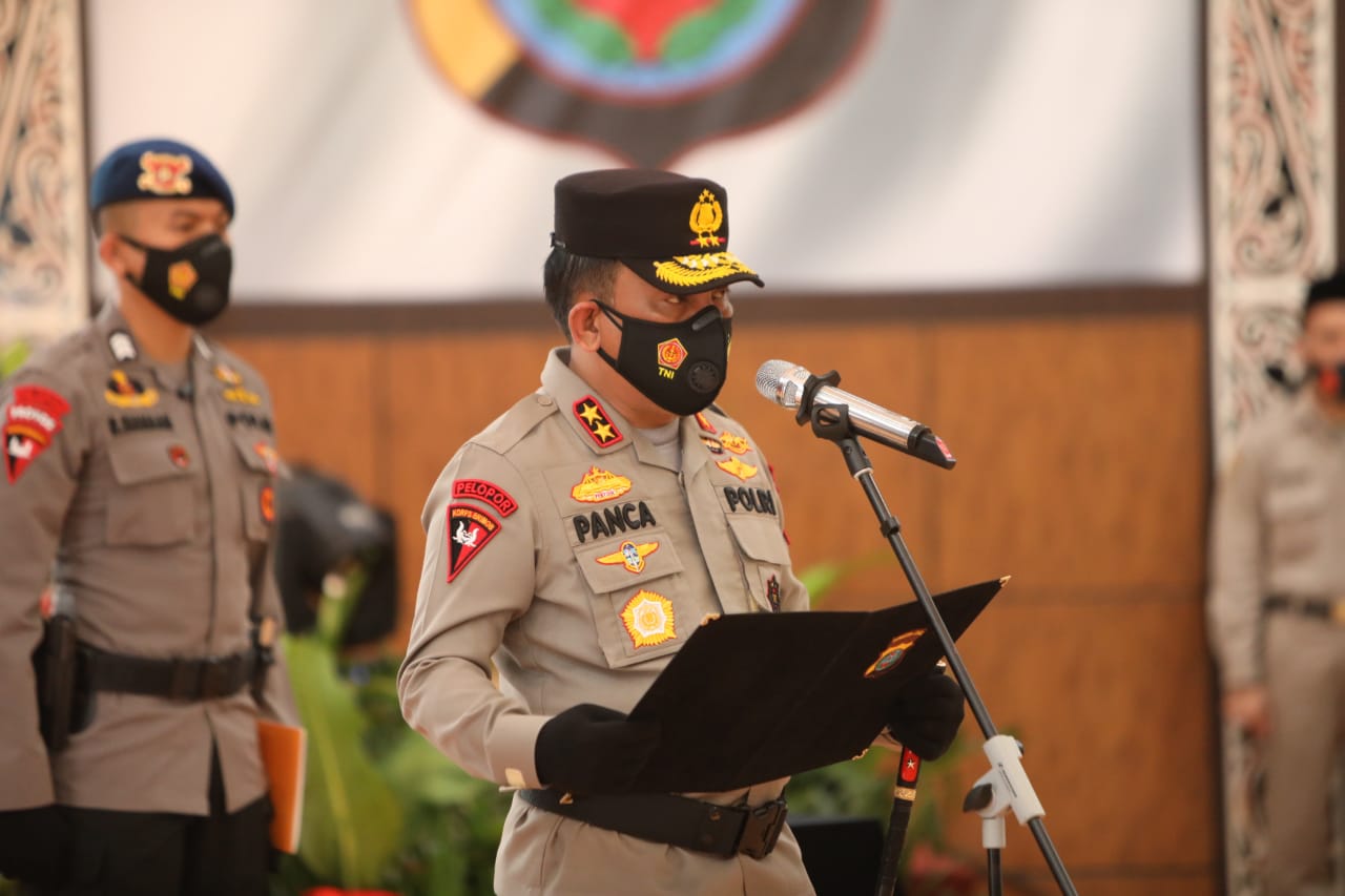 Kapolda Sumut Pimpin Sertijab PJU dan Kapolres. IniÂ Pesan Kapoldasu