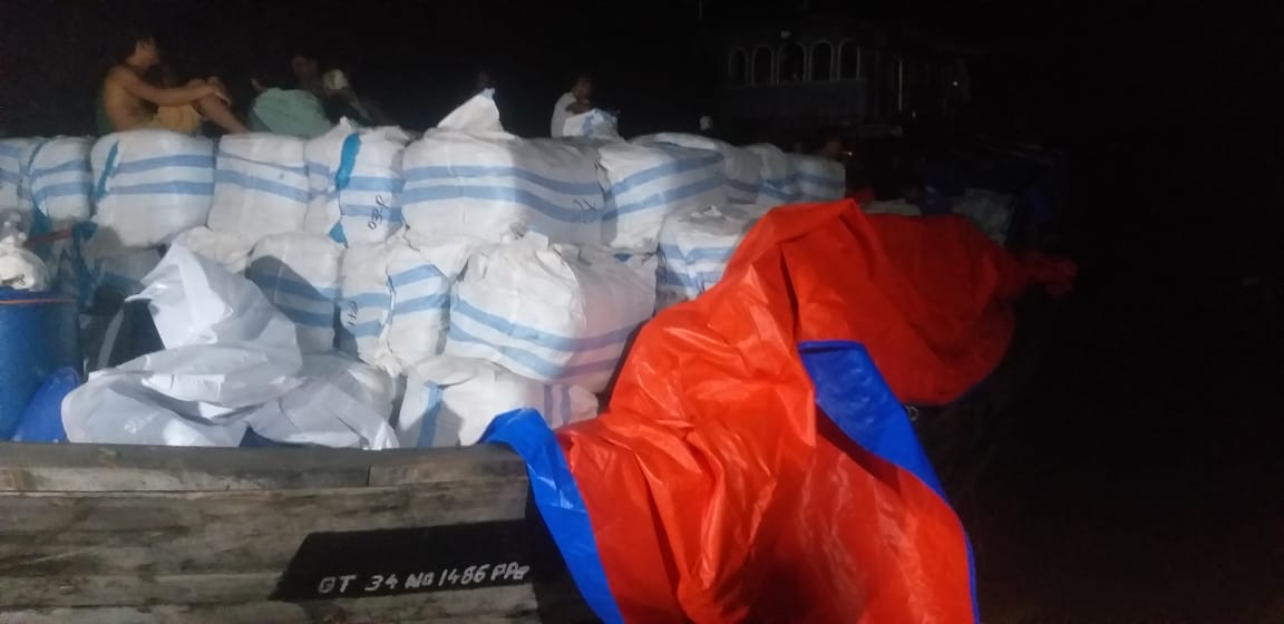 Ketangkap 1 Kapal Bermutan Ball Press Diduga Bermuatan Pakaian Monza di Labuhanbatu