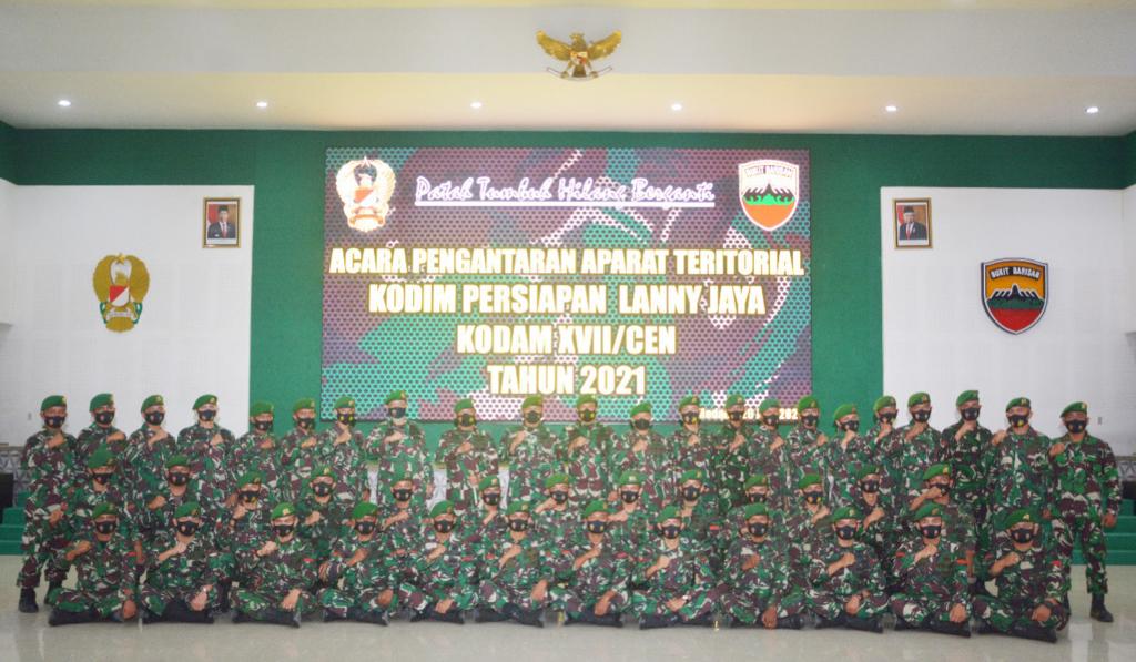 Perkuat Wilayah di Timur Indonesia, Pangdam I/BB Berangkatkan Lagi Aparat Teritorial Ke Papua