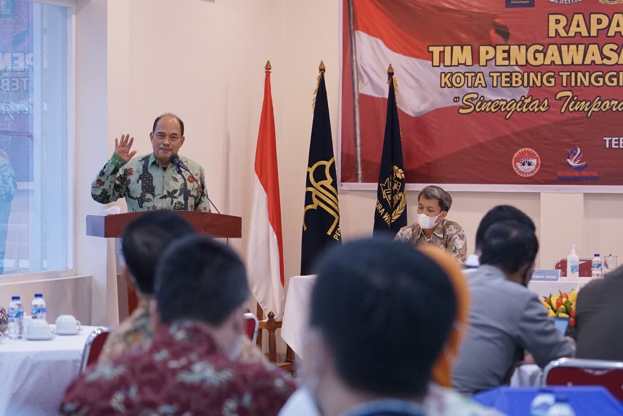 Awasi Orang Asing Masuk Kewilayah,  Wali Kota Himbau Tim PORA T.Tinggi Tingkatkan Sinergitas Antar Instansi