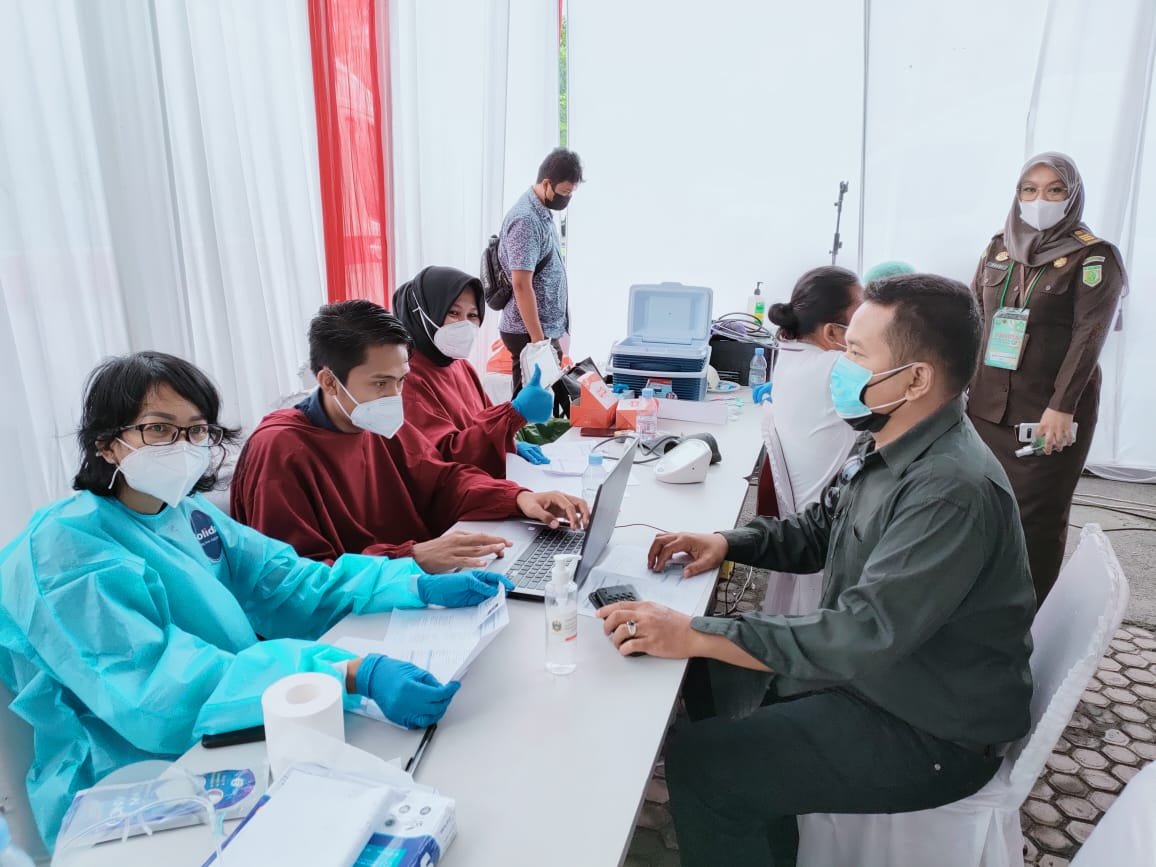 Peringatan HBA ke-61,  Kejati Sumut Gelar Vaksinasi