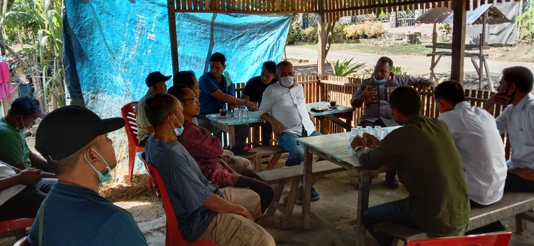 POLRES SIDIMPUAN MEDIASI KONFLIK DESA LABUHAN LABO
