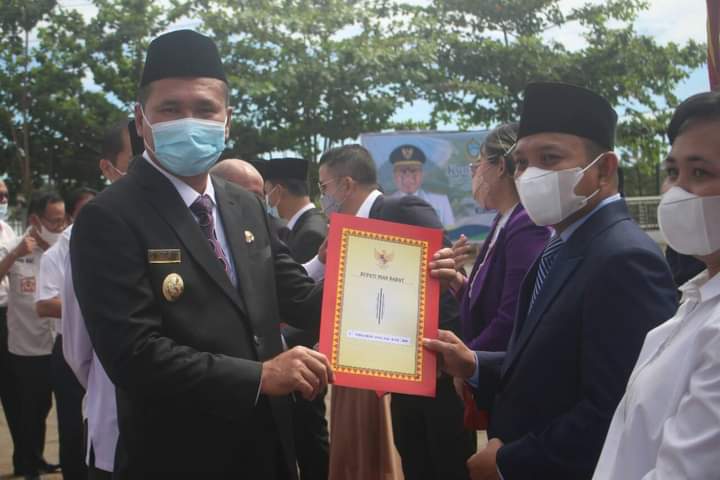 Pelantikan Pejabat Administrator Eselon III dan Pejabat Pengawas Eselon IV di Lingkungan Pemkab Nisbar