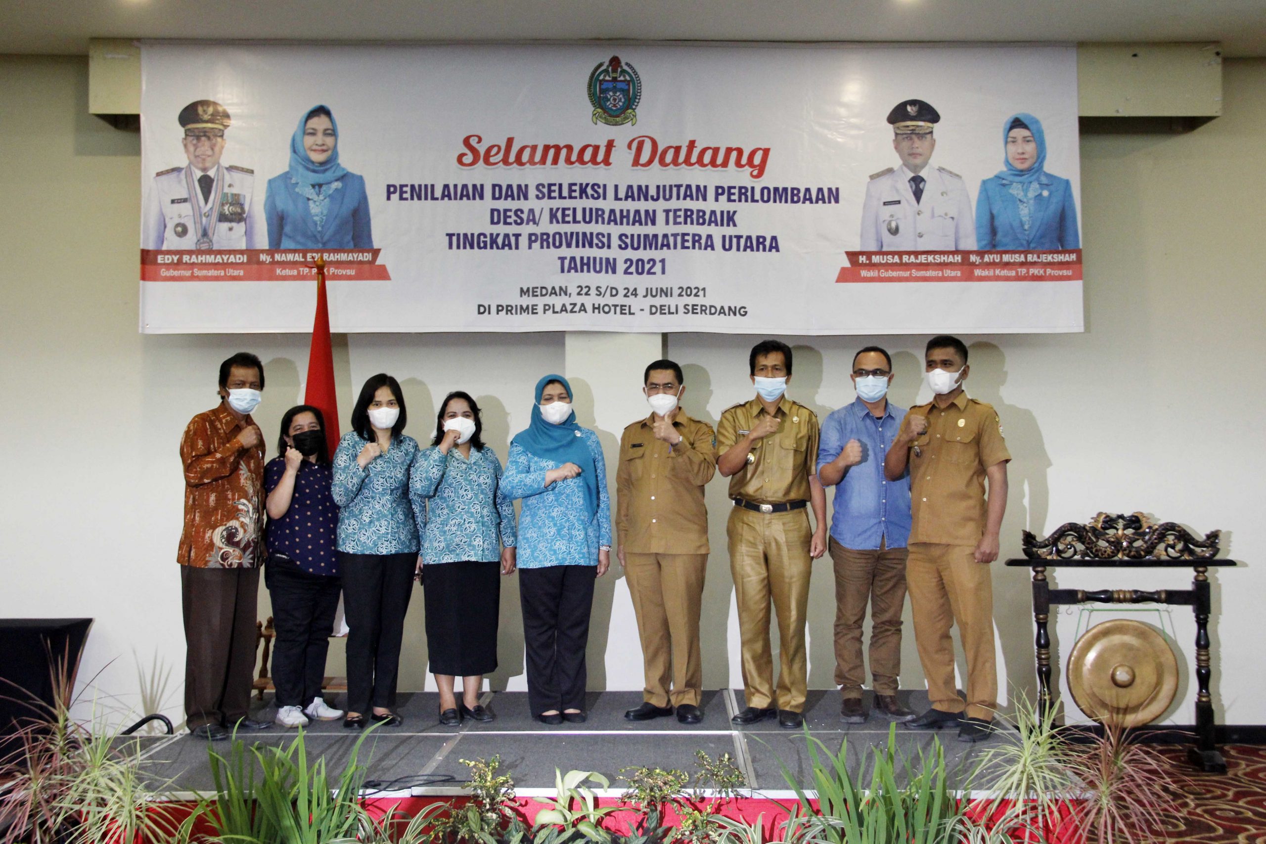 Seleksi Desa/Kelurahan Terbaik Tingkat Provinsi 2021,  Ketua TP PKK Sumut Ramah  Perlombaan Memotivasi Semua Daerah