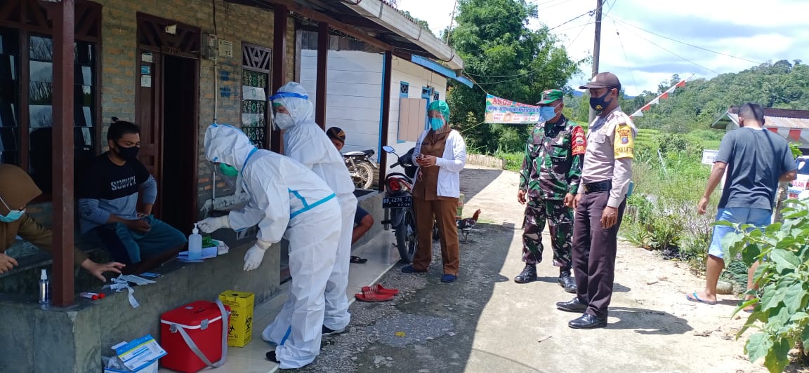 Sinergitas Bhabinkamtibmas Polres Pakpak Bharat Bersama Tiga Pilar Laksanakan 3T