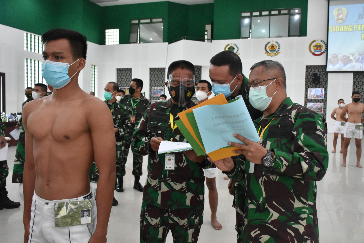 Pangdam I/BB Pimpin Sidang Pemilihan Calon Taruna Akmil Tahun 2021