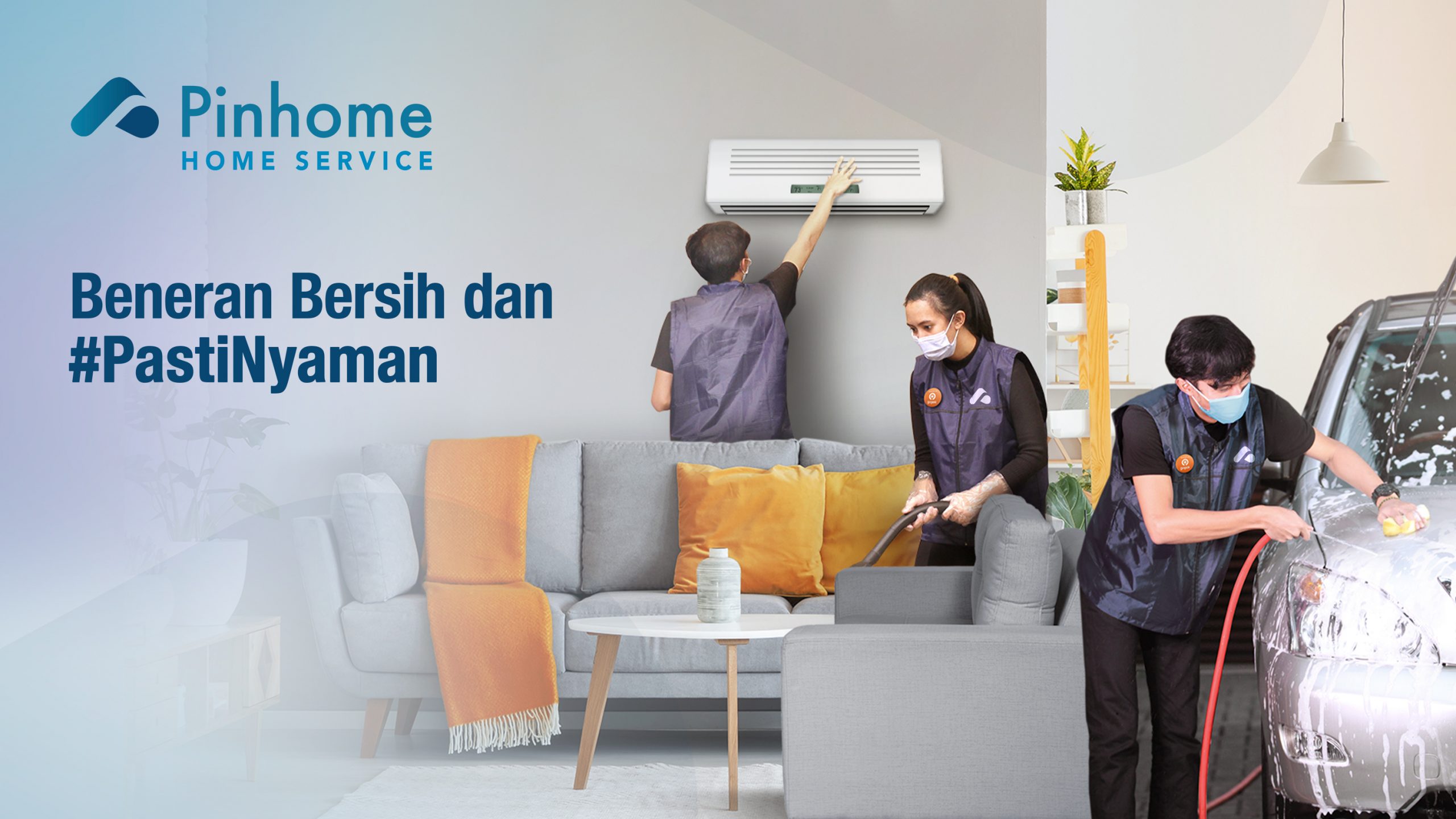 Hadir di Medan dan Makassar, Pinhome Home Service: Solusi Satu Langkah Mudah Bersih-Bersih Rumah