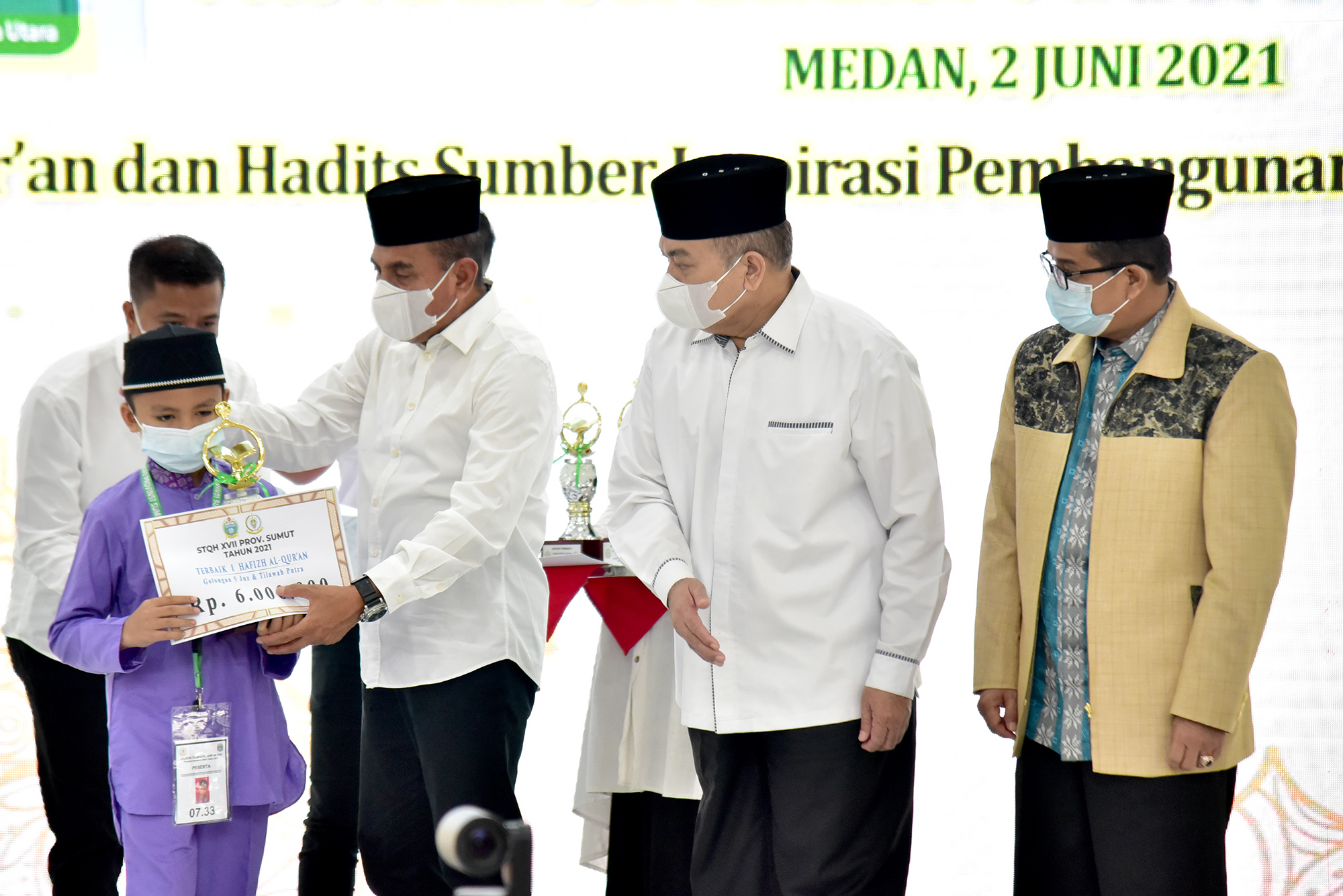 Gubsu Sampaikan Tiga Pesan Menuju Ternate, STQH XVII Sumut Munculkan Wajah Pendatang BaruÂ 