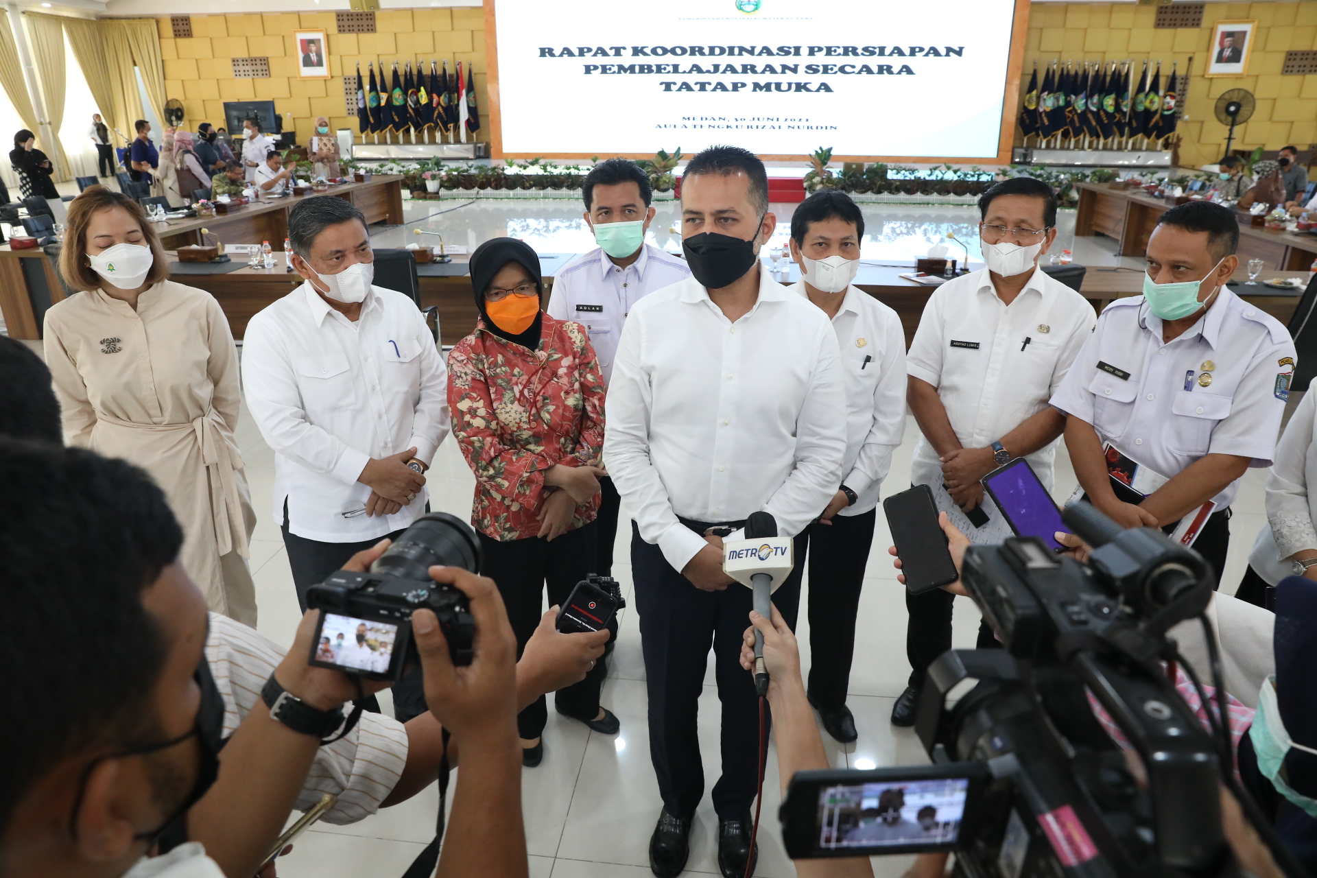 Pemprov Sumut dan Pemkab/Pemko  Sepakati Tunda Pembelajaran Tatap Muka