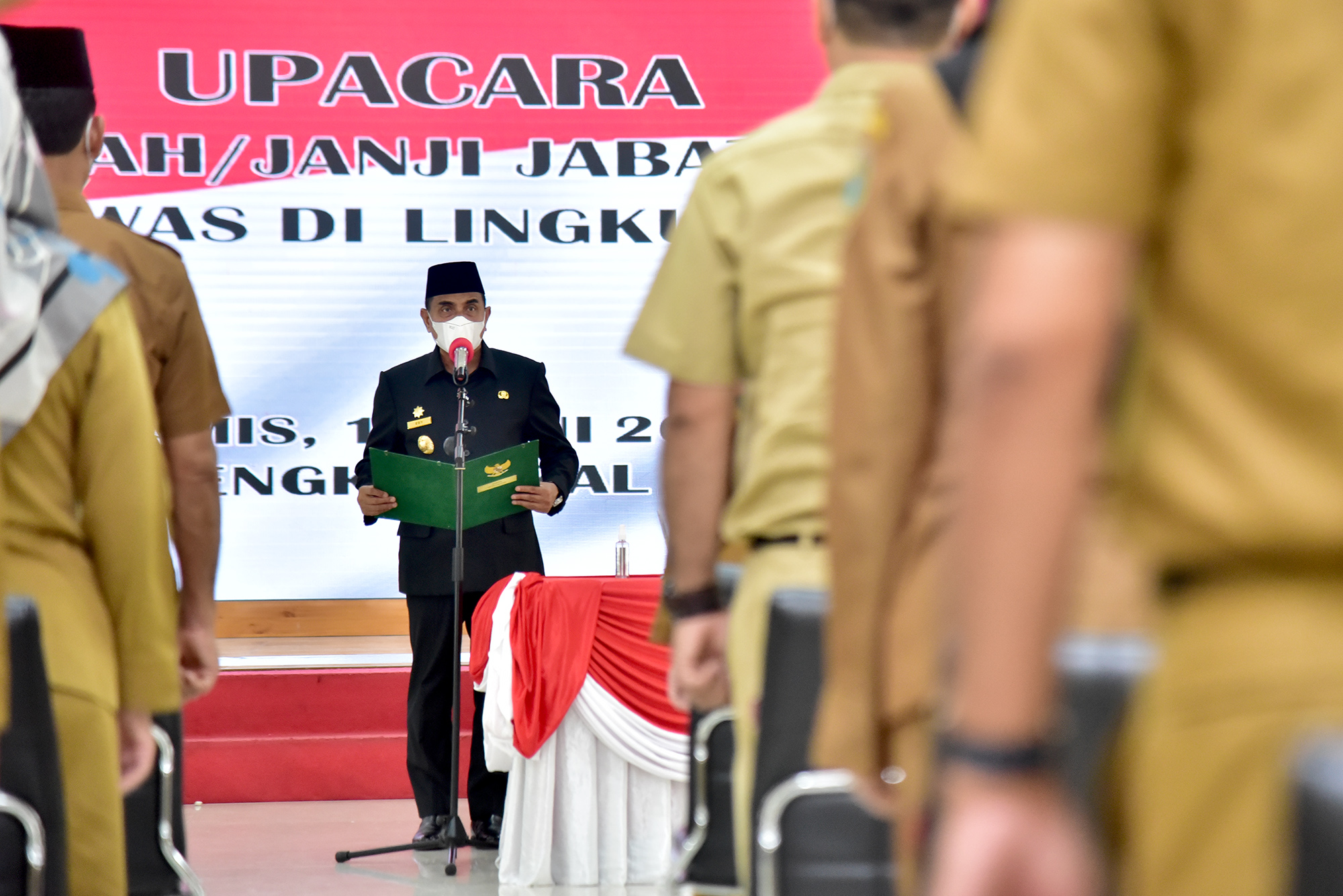 Gubsu Lantik 18 Eselon III dan 63 Eselon IV, Ini Nama-namanya
