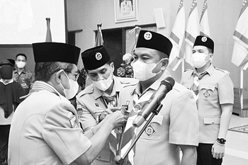 Darma Wijaya Minta Pengurus Bekerja Maksimal, Dilantik Jadi Ketua Mabicab Gerakan Pramuka SergaiÂ 