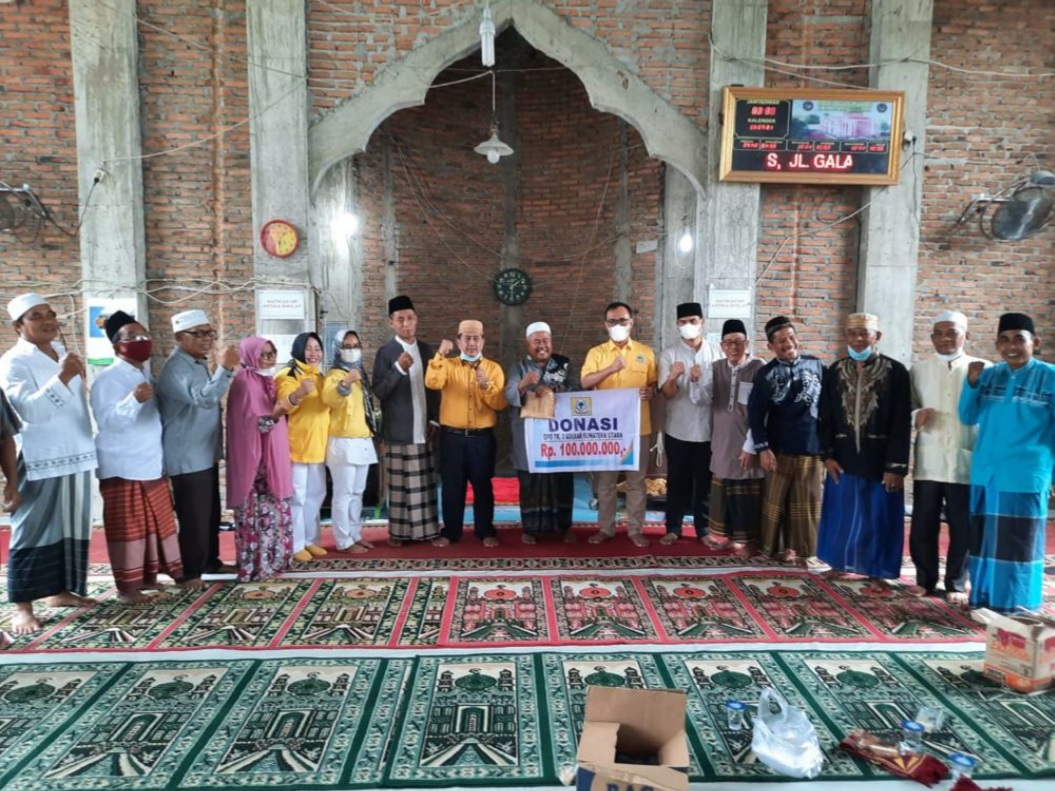 H.Hamdani Syahputra Salurkan Bantuan Ketua DPD Golkar Sumut