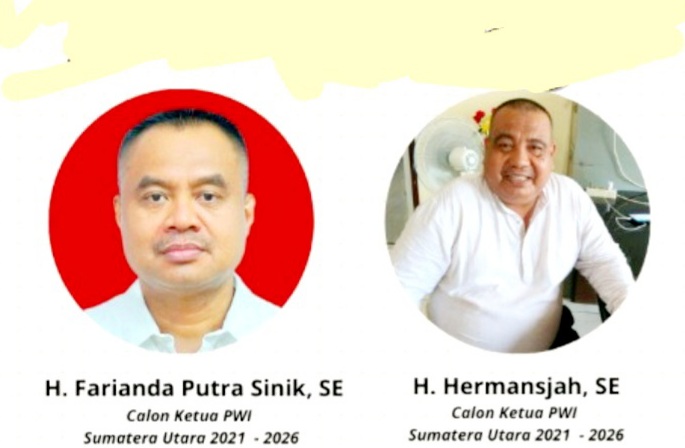 Lolos Verifikasi : H Farianda dan H Hermansjah Siap Bertarung Rebut Ketua PWI Sumut