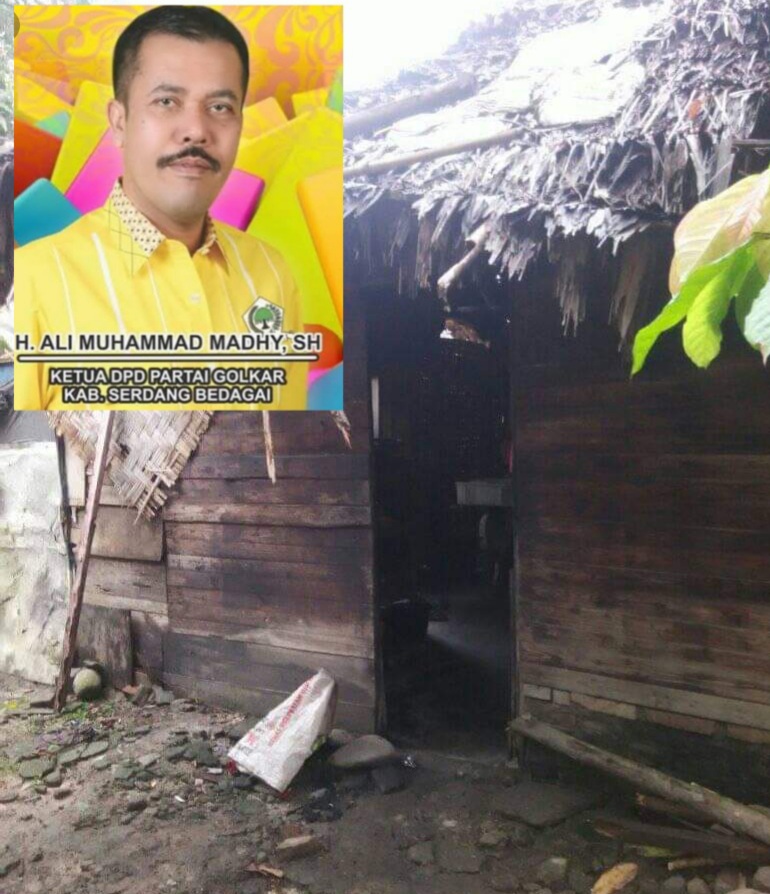 Golkar Sergai Bedah Rumah, Ini Kata H Ali Madhy