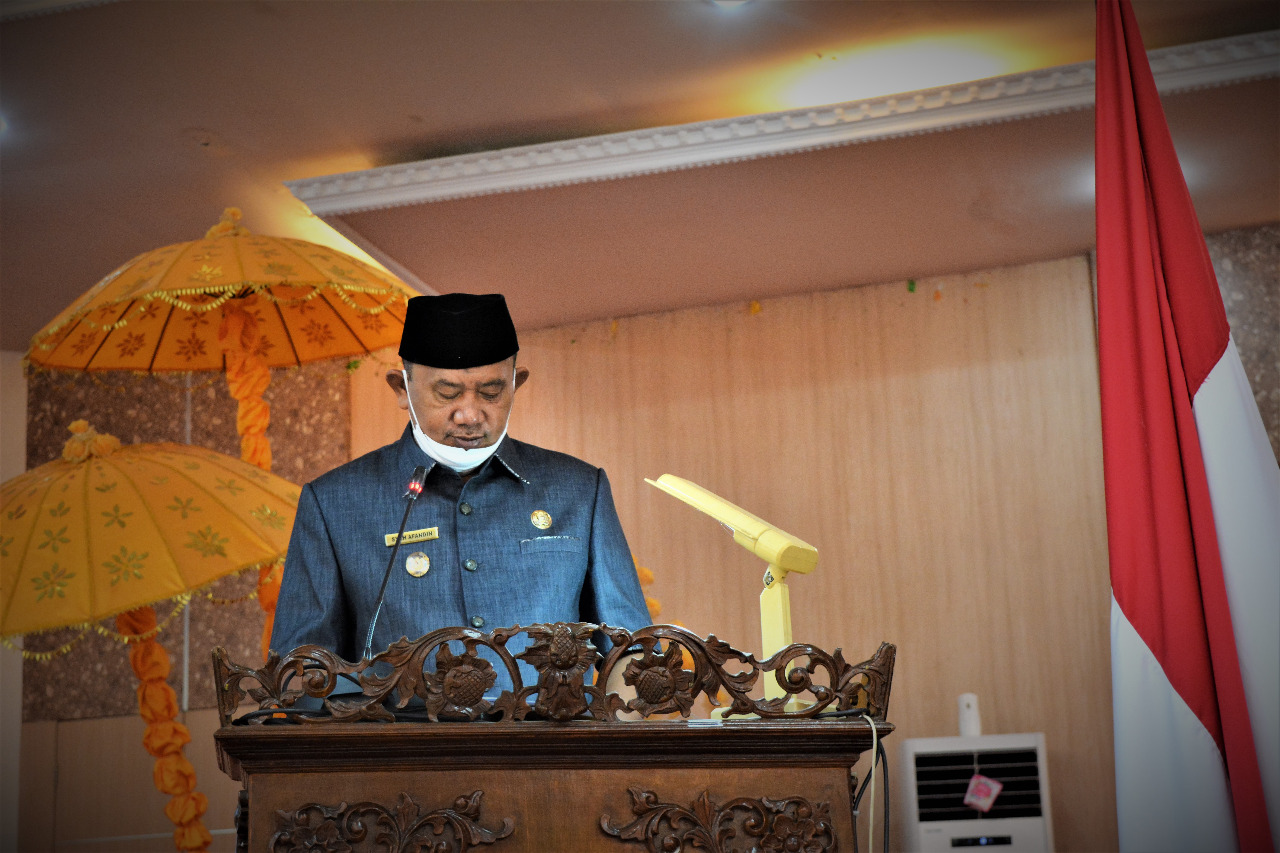 Bupati Sampaikan Tanggapan Dari Pandangan Umum Fraksi DPRD Langkat