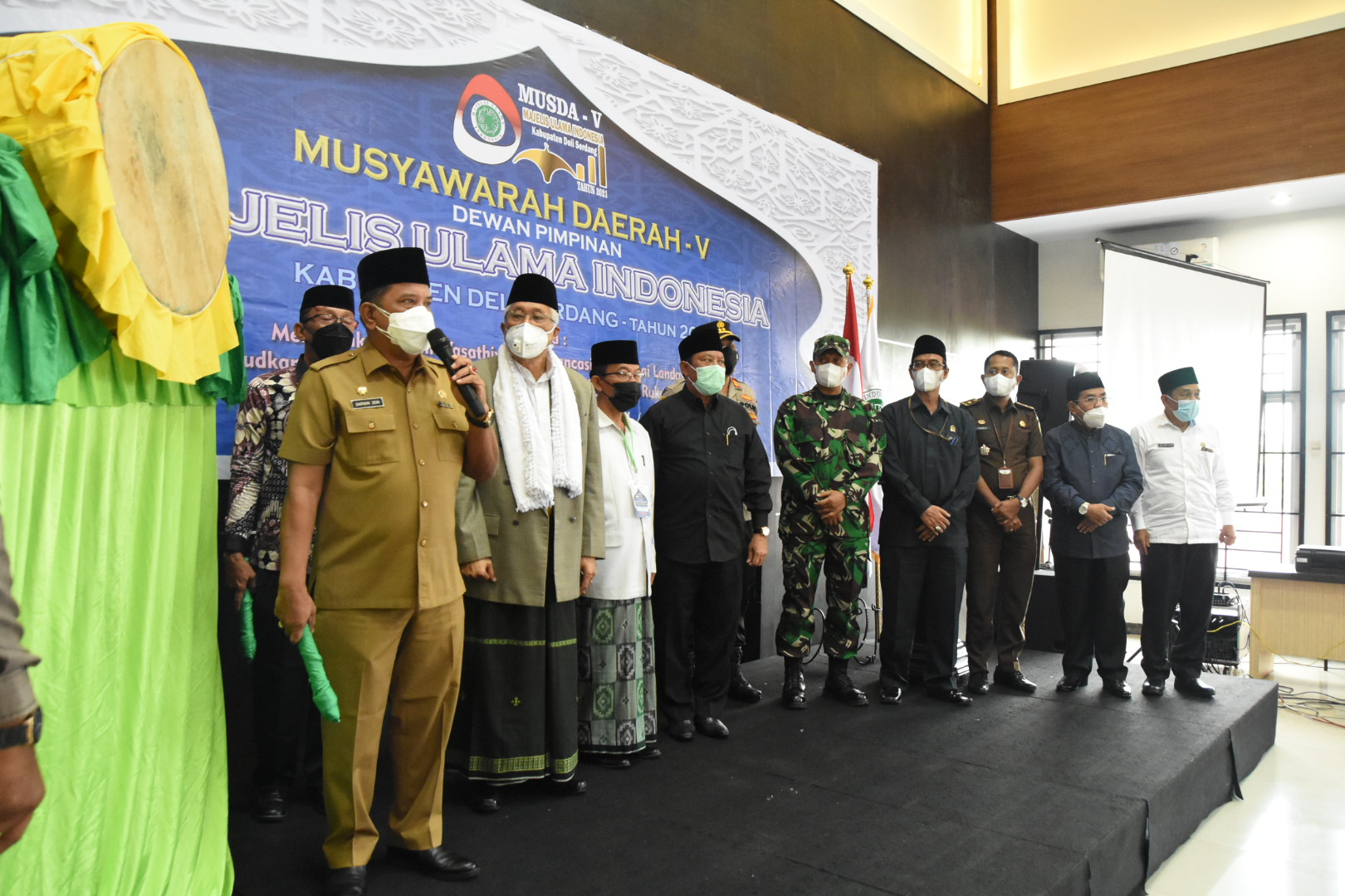 Sekda Darwin Zein Buka (MUSDA)-V Majelis Ulama Indonesia Kabupaten Deli Serdang Tahun 2021