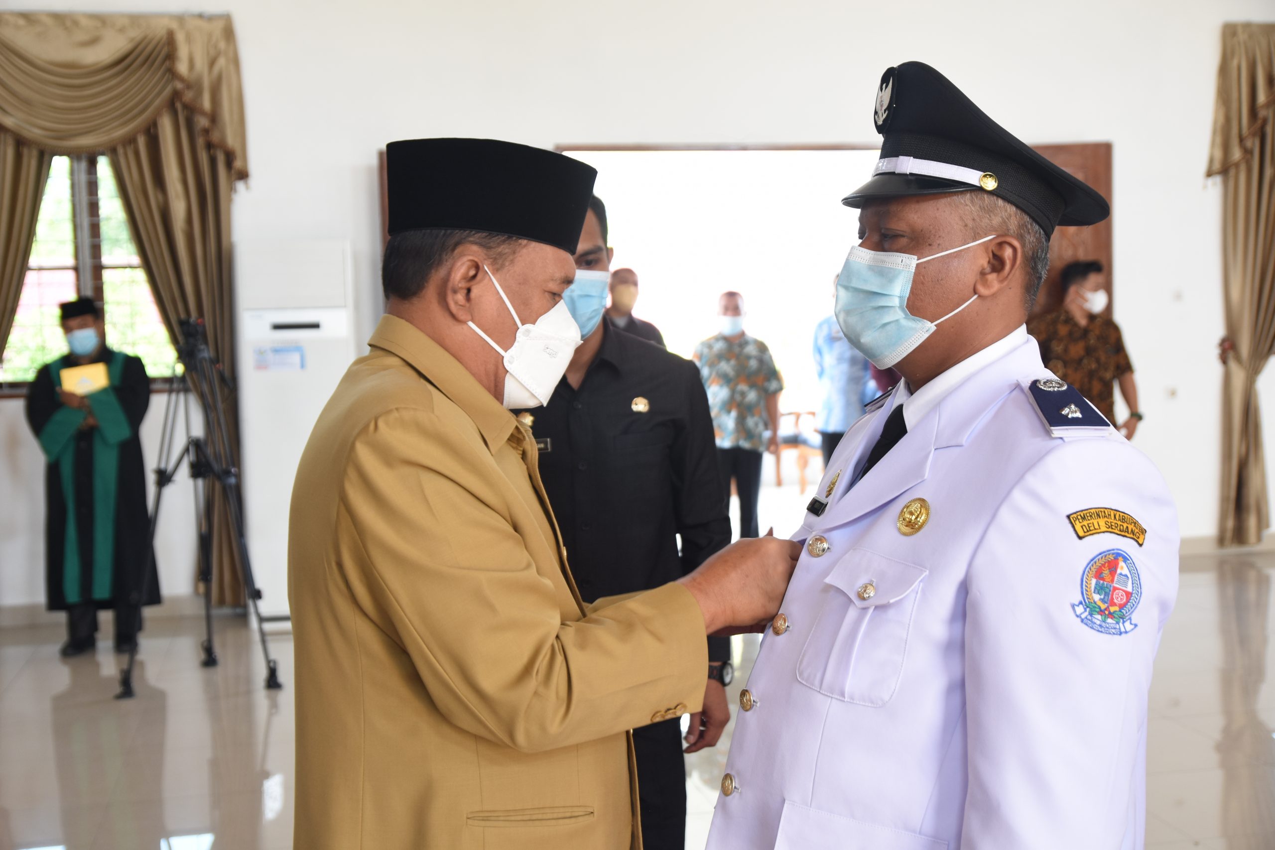 Bupati Deli Serdang Lantik Kepala Desa Antar Waktu, Desa Selamat Kecamatan Biru-Biru