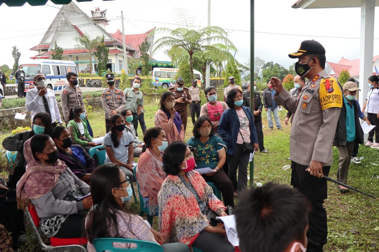 Gempur Covid-19, Polres Pakpak Bharat Lakukan Swab Antigen dan 3T