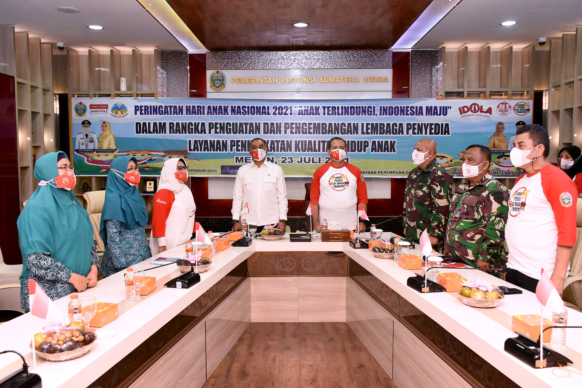 Puncak Peringatan HAN,  Edy Rahmayadi Minta Semua Pihak Lindungi  Anak dari Kekerasan dan Diskriminasi
