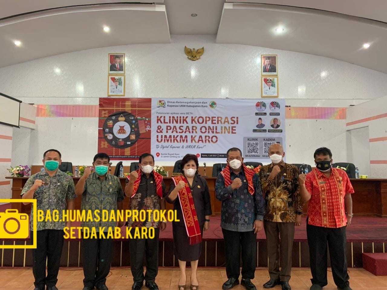 BUPATI KARO LUNCURKAN APLIKASI â€œKADEMâ€