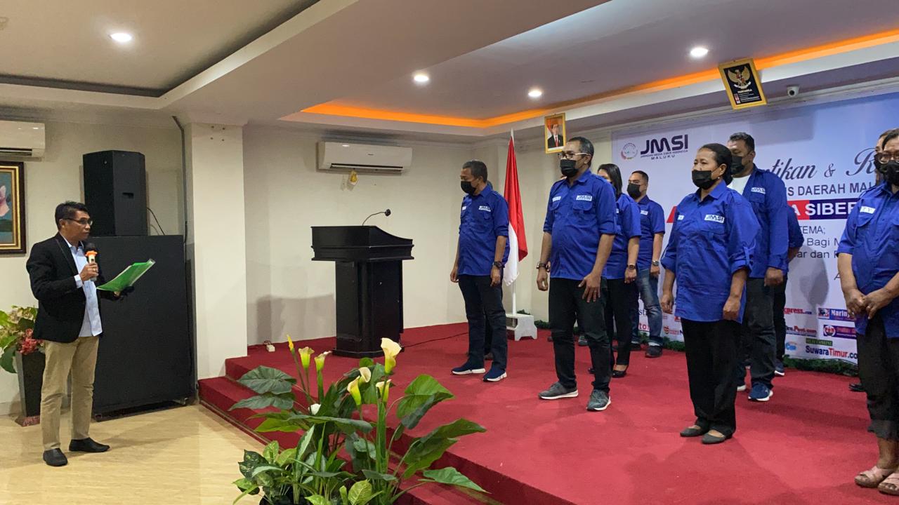 Pengda Jaringan Media Siber Indonesia (JMSI) Maluku periode 2020-2025 resmi dilantikÂ 
